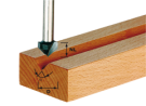 Фреза V-образная, пазовая  HS S8 D11/9,5/60° Festool