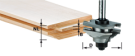 Фреза багетная гребневая HW S8 D46 x D12-FD Festool