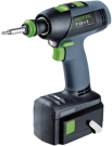 Дрель отвертка (шуруповерт) T 15+3 LI 3,0/GG Festool